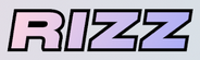 Rizz app text story promotion logo